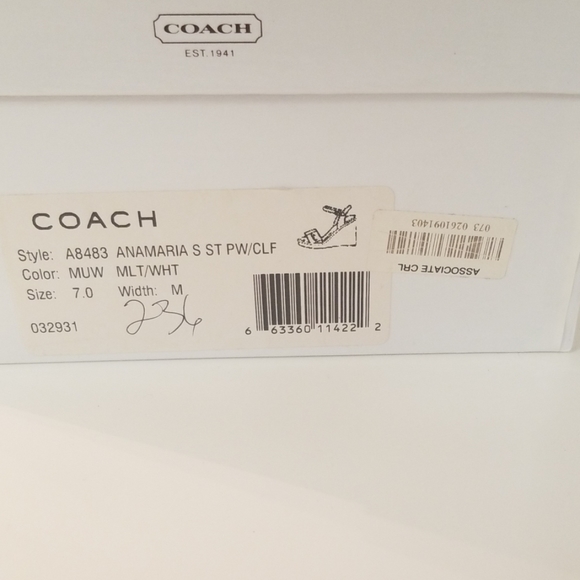 Coach shoes wedges Size 7 - Picture 5 of 5